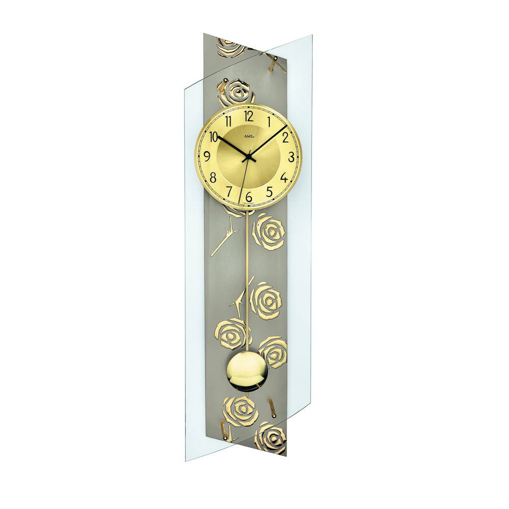 AMS 5223 Radio Controlled Pendulum Wall Clock