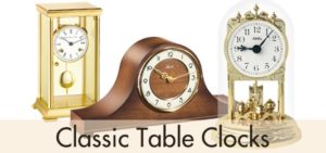 Classic Table Clocks