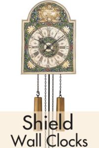Shield Wall Clock
